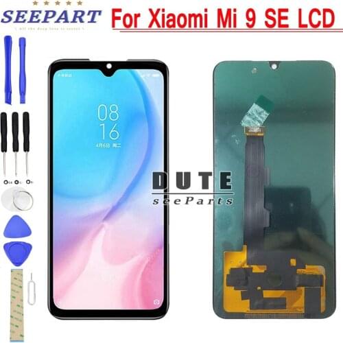 TFT LCD For Xiaomi Mi9 SE LCD Display Touch Screen Digitizer Assembly Replacements Parts For Xiaomi Mi 9 SE LCD