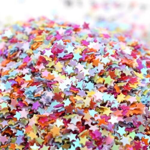 3mm Pentagram Star Nail Art Embellishments Sequins For Crafts Handcraft Decorations Fill Glitter Star Paillette Diy Material