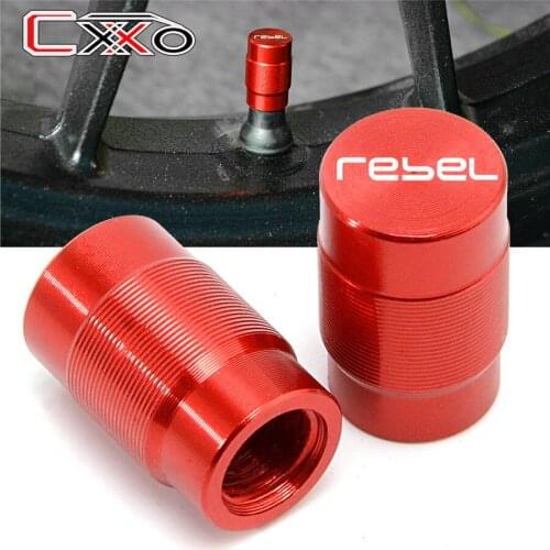 For Honda Rebel 300 Rebel 500 CMX 2017 2018 2019 Aluminium Wheel Tire Valve caps Airtight Covers