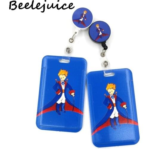 Little prince Fashion Women Card Holder Lanyard Colorful Retractable Badge Reel Nurse Doctor Student Exhibition ID Card Clips