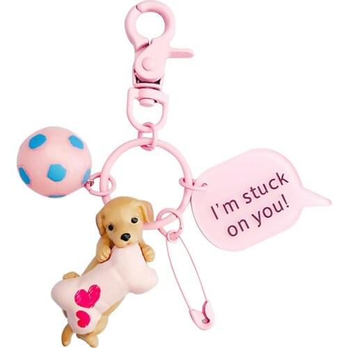 Cartoon Shiba Inu Law Dog Keychain Creative Men and Women Bag keychain Pendant Key holder DIY Year of the Dog Gift Ornament