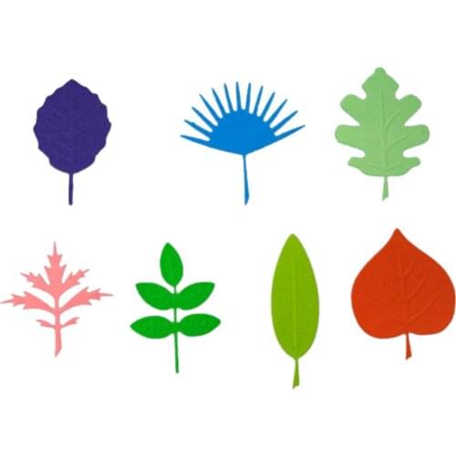 Leaf Flowers Set Metal Cutting Die Stencil Template for Scrapbooking Paper DIY Album Greeting Cards Gift Decor New Dies for 2019