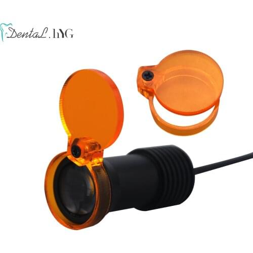 Loupes Lighting Filter Yellow Colour for LED Headlight Medical Loupes Head Light Surgical Magnifier Lamp Filter Lab Illumination
