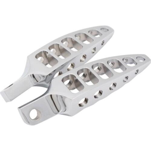 45 Degrees Male-Mount Footrests Hollow Foot Pegs for Sportster 883 1200 XL XR Touring Dyna Softail
