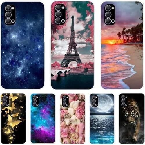 For Reno 4 Pro Case OPPO Reno 4 Pro Case Silicone TPU Soft Back Cover Phone Case For OPPO Reno4 Pro 4G CPH2109 Etui Coque Bumper