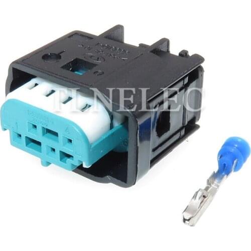 Tyco 4 Pin 0.6mm Female Waterproof Auto Sensor Connector Reversing Image Plug for Porsche VW Audi BMW Chery 1-967640-1