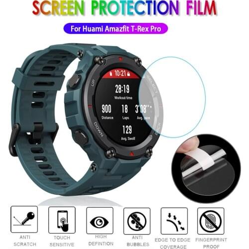 Tempered Glass Protective Film For Huami Amazfit T-Rex T-Rex Pro Smart Watch Screen Protector Accessories