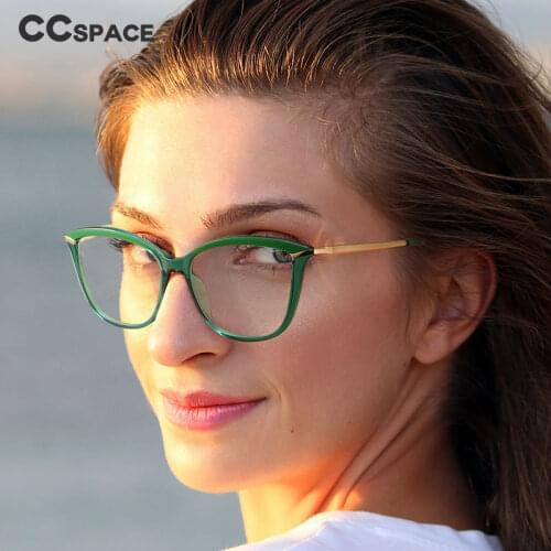 46911 Cat Eye Anti Blue Light Optical Eyebrow Glasses Frames Men Women TR90 Spring Leg Fashion Computer Eyeglasses