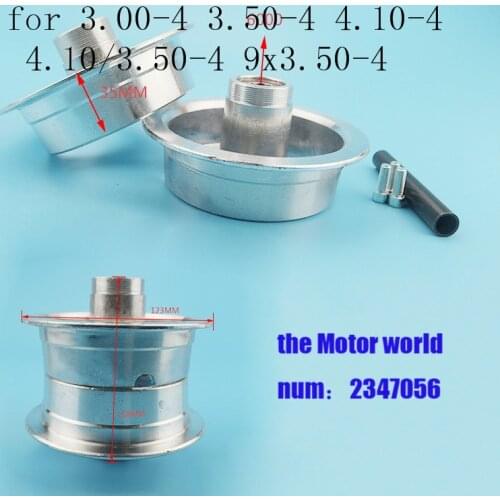 9 inch Front or Rear Wheel Hub with Thread for Wheelchair Electric Scooter Mobility Scooter Tire 9X3.50-4 or 3.00-4 or 4.10/3.5