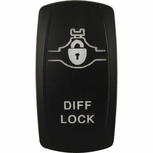 12-24V Car DIFF LOCK 12V 20A Toggle Rocker Switch Blue LED Light 5Pin ON OFF