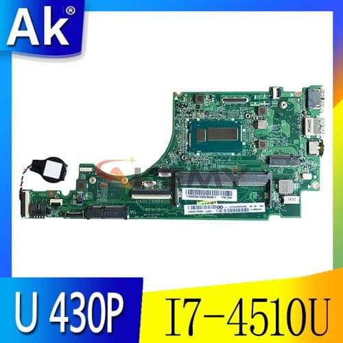 For Lenovo IdeaPad U 430 U 430P laptop motherboard integrated graphics card I7-4510U.I7-I7-4500 .FRU 5B20G16369 90003341