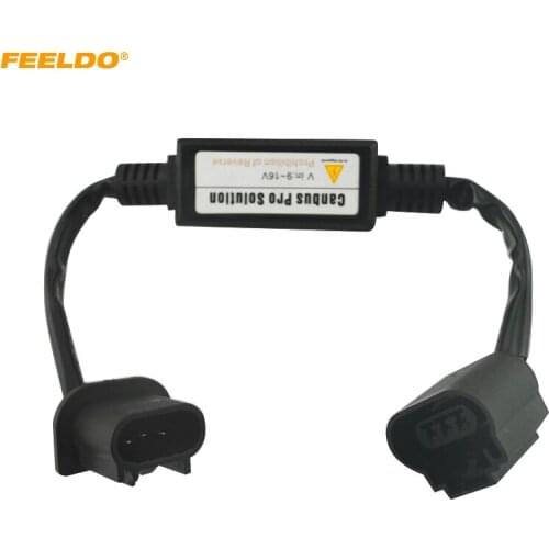 FEELDO 1PC 12V Car HID Xenon Warning Canceller Error Free Decoder for H13 High Low Beam HID Xenon Headlight #4302