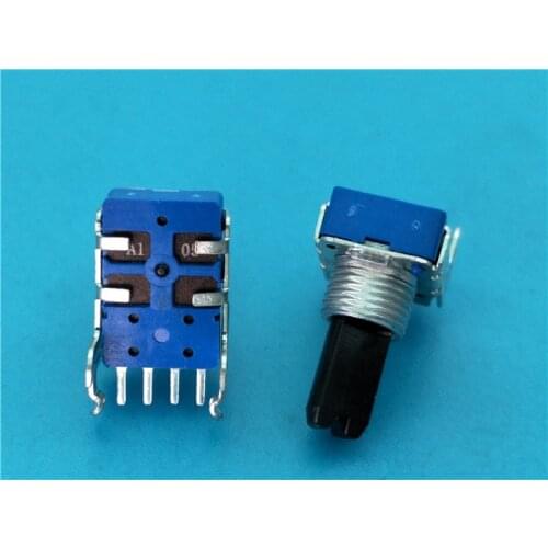 2pcs 142-type Horizontal Single Rotary Potentiometer A105 A1M / 4 Pins / Shank Length 15MMF