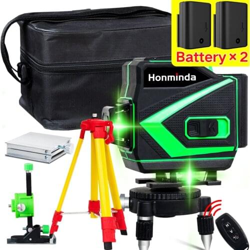 12 Lines 360 Laser Level green line Self-leveling laser level 360 Vertical Super Powerful Laser level green Beam laser level3d