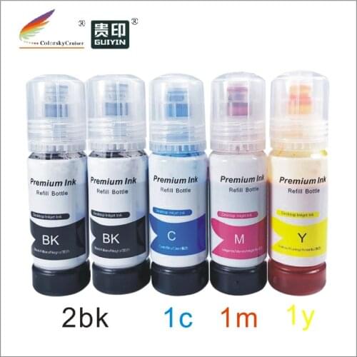 Refill Dye Ink Bottle for Epson 102 103 104 106 EcoTank L3156 L1110 L5190 L3100 L3101 L3110 L3150 L3151 L3160 70ml Multipack