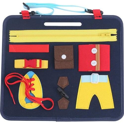 New Kids Felt Toddler Sensory Learning Motor Skill Training Toys Infant Early Educational Teaching Children Baby Gift