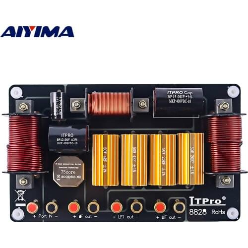 AIYIMA Audio Speaker Stage Frequency Divider 1500W 1800W 2000W Professional 2 Way Crossover Filter 12-18Inch 8 Ohm Speaker DIY