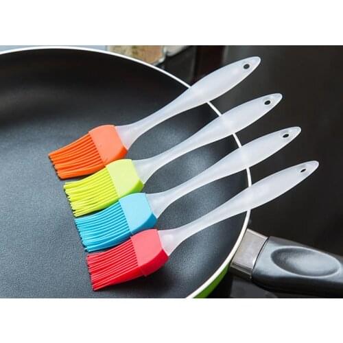Silicone Baking BBQ Bakeware Cake Pastry Bread Oil Cream Cooking Basting Brush kitchen Baking tools blue orange green red pink