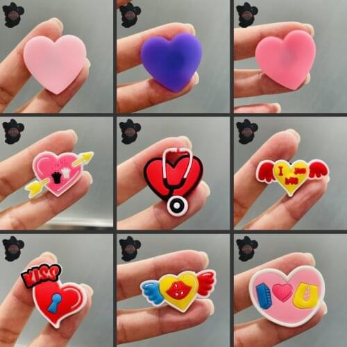 1PCS PVC Cute Fridge Magnets Kawaii Red Wing Heart I Love You Refrigerator Magnetic Sticker Boys Girls Gifts Stationery Toys