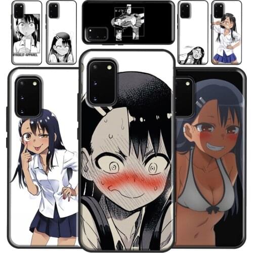 Cute Nagatoro Phone Case For Samsung Galaxy S21 S20 FE S10 S9 S8 Plus S10e Note 20 Ultra Note 10 Plus