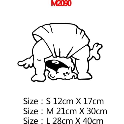 Small Town Cute Cartoon Auto Stickers On The Car Window Decal Vinyl Art Pattern Art Car Body Stickers Waterproof