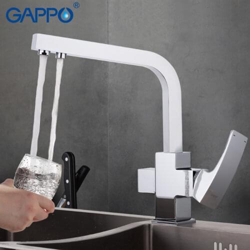 GAPPO water filter taps water mixer bronze Kitchen sink Faucet taps Brass torneira kitchen drinking Water faucet mixer tapGA4307