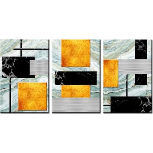 Wholesale Modern abstract series Paintings Wall Art Home Decoration framed Canvas Painting For Living Room 12YM-197