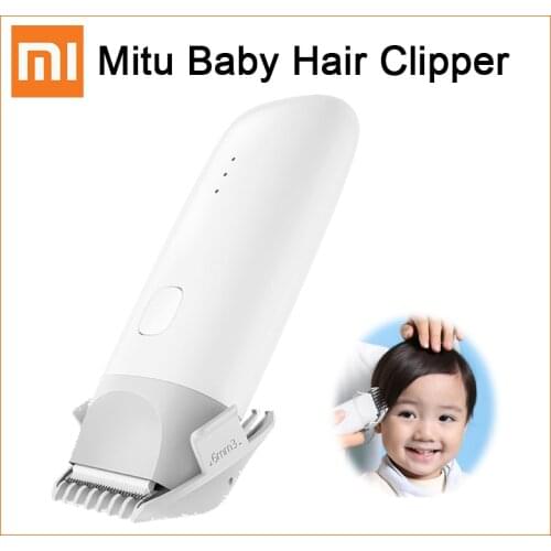 Xiaomi MiTu Hair Clipper Trimmer USB Rechargeable Safe IPX7 Waterproof Silent Motor For Children Baby Home Electric Hair Razor
