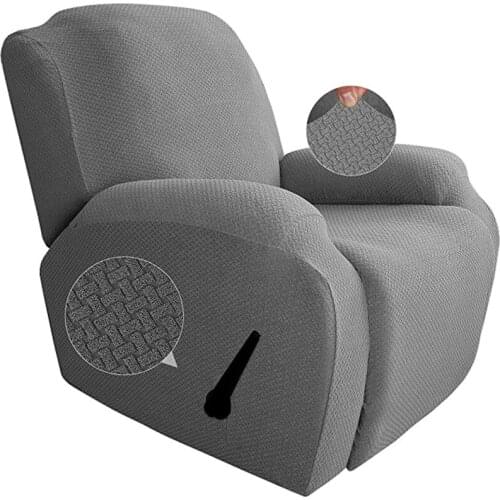 Jacquard Recliner Sofa Cover All-inclusive Massage Arm Chair Covers Spandex Lounger Seat Cover Single Seater Couch Slipcover