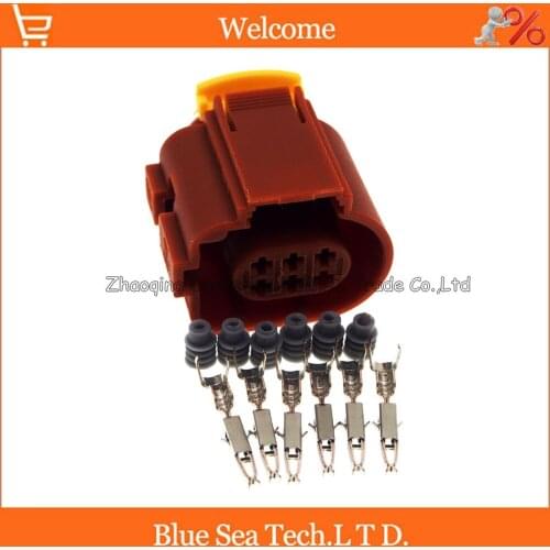6 Pin female 1.5mm Oxygen sensor plug connector for Hyundai, KIA,Malibu