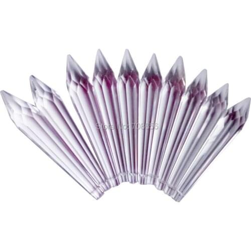 500pcs 100mm AAA Quality Crystal Icicle Prisms Wedding & Xmas Tree Decorations Garland pendants Chandelier Accessories