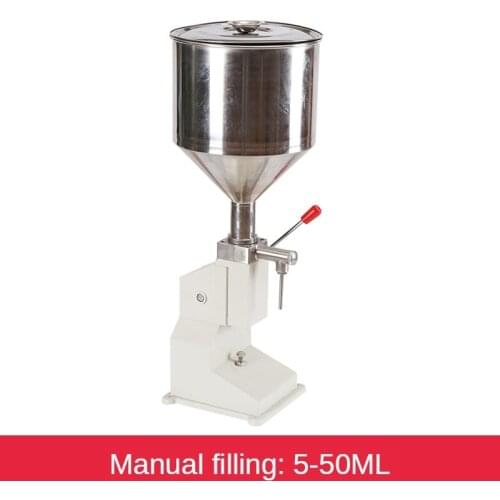 A03 manual filling machine Manual Nail Polish Shampoo Filling Machine 5~50ml for Cream Shampoo Cosmetic Liquid Paste Oil Filler