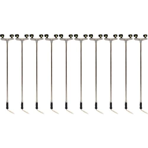 Promotion--10Pcs 2Led Street Lamp 1:100 Ho Scale Street Light Scenery Mini Lamppost For Sand Table Model 2