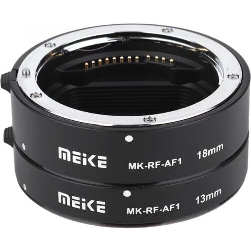 Meike MK-RF-AF1 Auto Focus Macro Extension Tube 13mm 18mm for Canon EOS R EOS RF EOS RP EOS R6 EOS R5 Mirrorless Camera