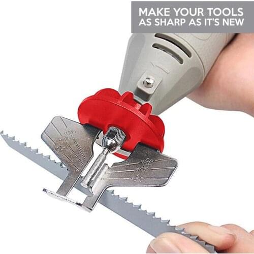 Chain Saw Sharpening Attachment Sharpener Guide Drill Adapter Head Chainsaw Sharpening Attachment Rotary Tool Accessory Kit
