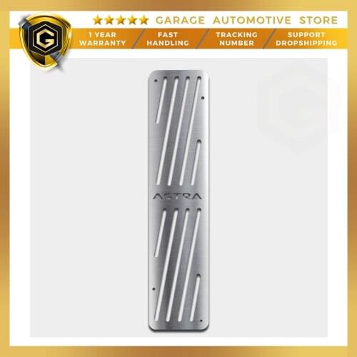 For Opel Astra K Stainless Steel Chrome Accessories Foot Rest Pedal 2015 - 2019