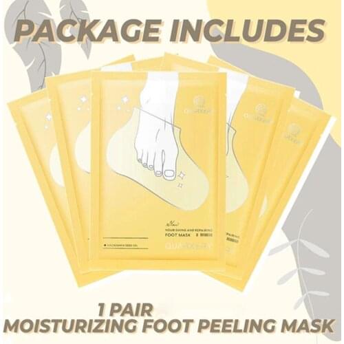 Fruit Acid Peeling And Repairing Feet, Moisturizing, And Exfoliating, Foot Whitening Exfoliating, Foot Patch Smoothing Mask Y6I3