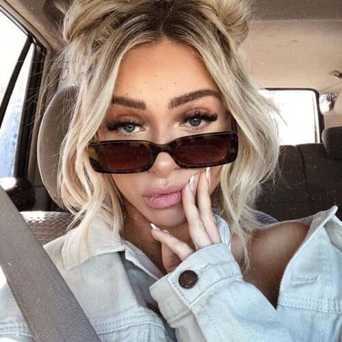 Fashion Square Sunglasses Luxury Brand Travel Small Rectangle Sun glasses Men Women Vintage Retro Shades Lunette De Soleil Femme