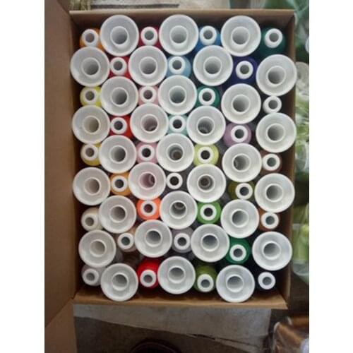40 Brother Colors Polyester Embroidery Thread For Brother/Babylock/Janome Machine 550Y Mini Cones With High Quality