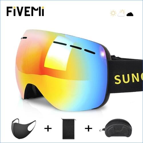 NEW Professional Winter Ski Goggles Double Layers Lens Anti-fog UV400 Outdoor Sports Snowboard Glasses For Men and Women