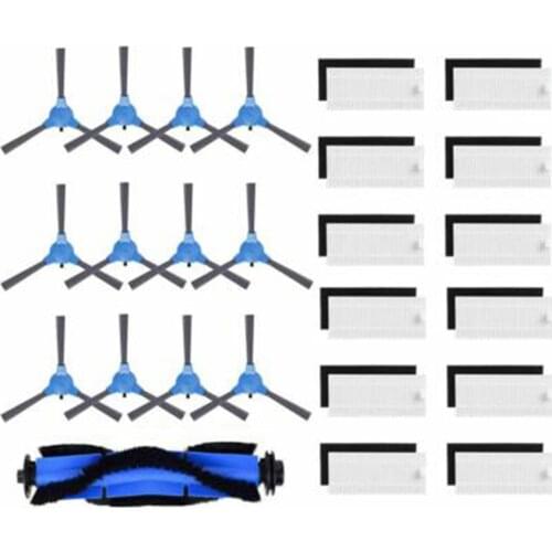12*Side Brush+12*Filters+1*Main Brush Replacement Parts For Kyvol Cybovac E20,E30,E31 Robot Vacuum Cleaner Accessories Sweeper