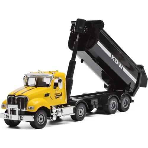 Alloy Diecast Hardcover Dumper Truck US Engineering Construction Vehicle 1:50 Model Metal Hobby Toys kids Chirstmas Gifts car