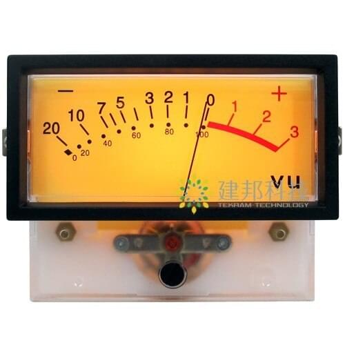 TN-73 High-precision DAC power amplifier level meter VU meter / Tube amplifier DB instrumentation With backlight