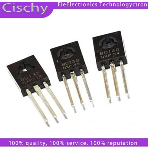 10PCS BD135 BD136 BD138 BD132 BD137 BD139 BD140 TO-126