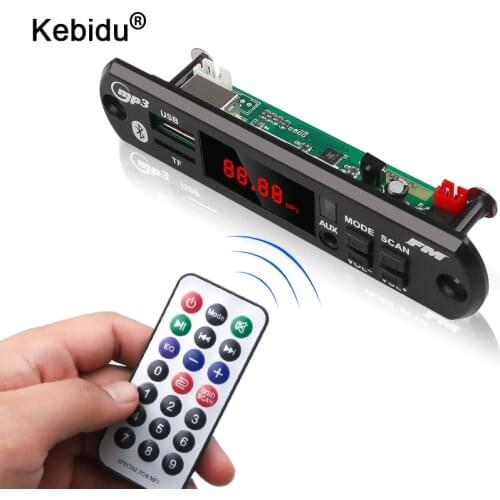 5V 12V Bluetooth MP3 WMA Decoder Board Audio Module USB TF Radio Wireless Music MP3 Player Remote Control For Car accessories