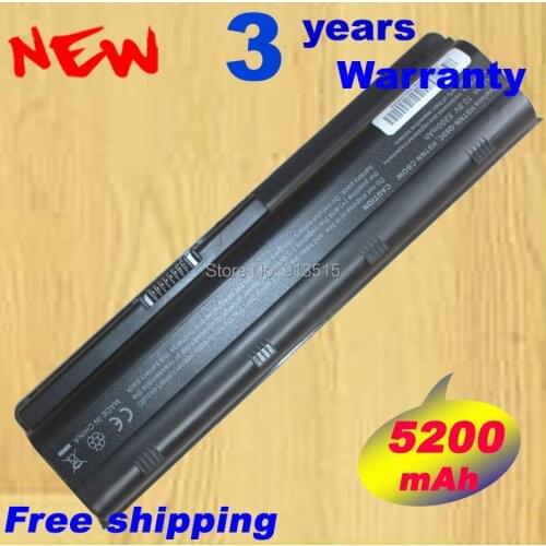 6 Cells 5200mAh battery for HP Compaq MU06 MU09 CQ42 CQ32 G62 G72 G42 G72 G4 G6 G7 593553-001 DM4 Battery
