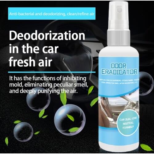 Car Perfume New Deodorant Car Deodorant Air Freshener Smoke And Odor Remover Spray Car Interior Cleaner Auto Accessories TSLM1