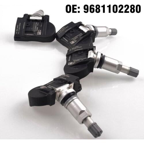 4PCS Car Tire Pressure Monitor Sensor TPMS 433MHZ for Peugeot 207 208 307 308 4008 For Citroen C4 C5