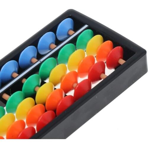 Colorful Abacus Arithmetic Soroban Maths Calculating Tools Educational Toy D5QA