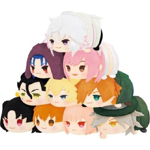 8.5cm Fate/Grand Order Mochi Mascot Pendant Lainur Lev Dr. Roman Caster Lanser Saber Stuffed Mini Cotton Dolls Gift For Children